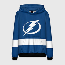 Толстовка-худи мужская Tampa Bay Lightning, цвет: 3D-черный