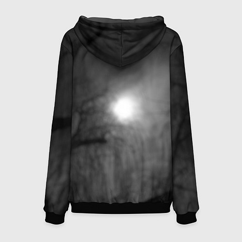 Мужская толстовка Grumpy Cat / 3D-Черный – фото 2