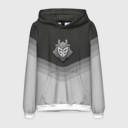 Толстовка-худи мужская G2 Esports Uniform, цвет: 3D-белый