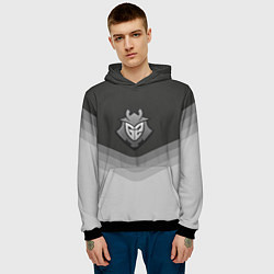 Толстовка-худи мужская G2 Esports Uniform, цвет: 3D-черный — фото 2