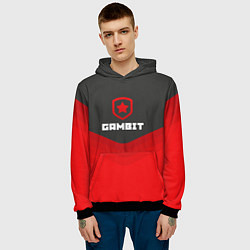 Толстовка-худи мужская Gambit Gaming Uniform, цвет: 3D-черный — фото 2