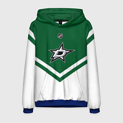 Толстовка-худи мужская NHL: Dallas Stars, цвет: 3D-синий