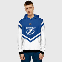 Толстовка-худи мужская NHL: Tampa Bay Lightning, цвет: 3D-черный — фото 2