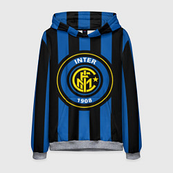 Толстовка-худи мужская Inter FC 1908, цвет: 3D-меланж