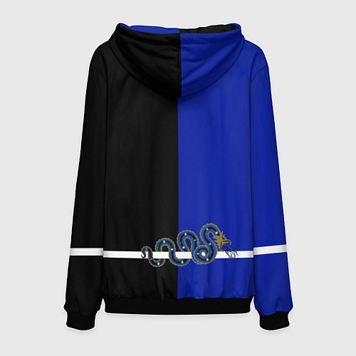 Мужская толстовка Интер ФК - Милан / 3D-Черный – фото 2