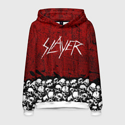 Толстовка-худи мужская Slayer Red, цвет: 3D-белый