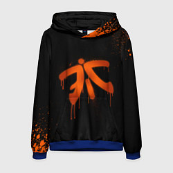 Толстовка-худи мужская Fnatic: Black collection, цвет: 3D-синий