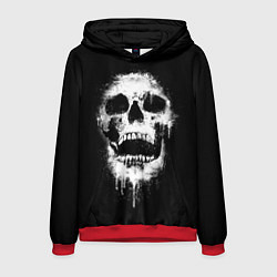 Толстовка-худи мужская Evil Skull, цвет: 3D-красный