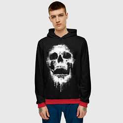 Толстовка-худи мужская Evil Skull, цвет: 3D-красный — фото 2