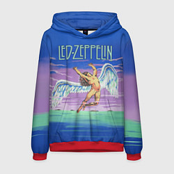 Толстовка-худи мужская Led Zeppelin: Angel, цвет: 3D-красный
