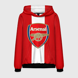 Толстовка-худи мужская Arsenal FC: Red line, цвет: 3D-черный