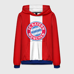 Толстовка-худи мужская Bayern FC: Red line, цвет: 3D-синий
