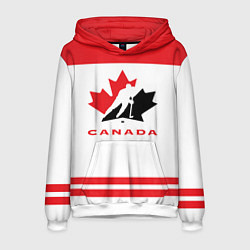 Толстовка-худи мужская Canada Team, цвет: 3D-белый