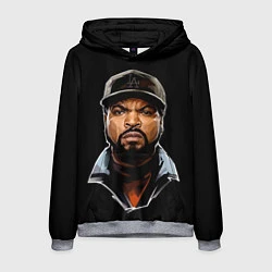 Толстовка-худи мужская Ice Cube, цвет: 3D-меланж