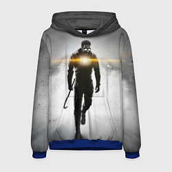Толстовка-худи мужская Гордон Фримен, цвет: 3D-синий