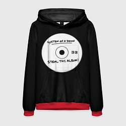 Толстовка-худи мужская SOAD: Steal this album, цвет: 3D-красный