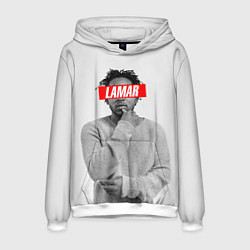 Толстовка-худи мужская Lamar Supreme, цвет: 3D-белый