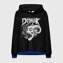 Толстовка-худи мужская Dethklok: Goat Skull, цвет: 3D-синий