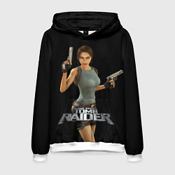 Толстовка-худи мужская TOMB RAIDER, цвет: 3D-белый