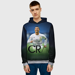 Толстовка-худи мужская CR7, цвет: 3D-меланж — фото 2