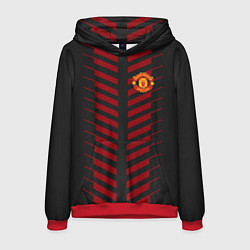 Толстовка-худи мужская FC Manchester United: Creative, цвет: 3D-красный