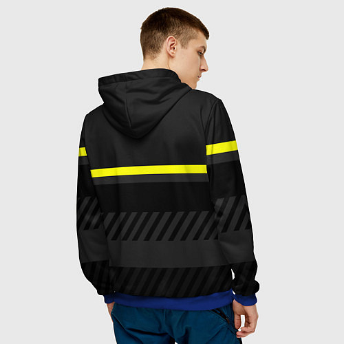 Мужская толстовка FC Borussia 2018 Original #3 / 3D-Синий – фото 4