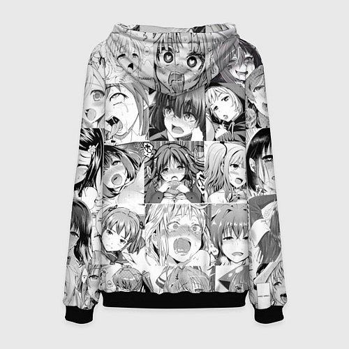 Мужская толстовка Японская анимация компиляция / 3D-Черный – фото 2