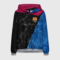 Толстовка-худи мужская FC Barcelona: Abstract, цвет: 3D-меланж