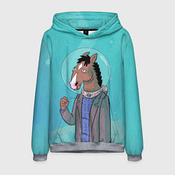 Толстовка-худи мужская BoJack, цвет: 3D-меланж