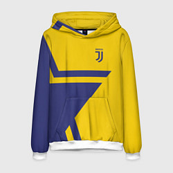 Толстовка-худи мужская FC Juventus: Star, цвет: 3D-белый