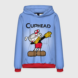 Толстовка-худи мужская Cuphead Dab, цвет: 3D-красный