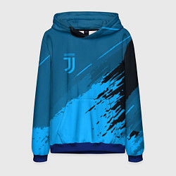 Толстовка-худи мужская FC Juventus: Blue Original, цвет: 3D-синий