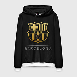 Толстовка-худи мужская Barcelona Gold Edition, цвет: 3D-белый