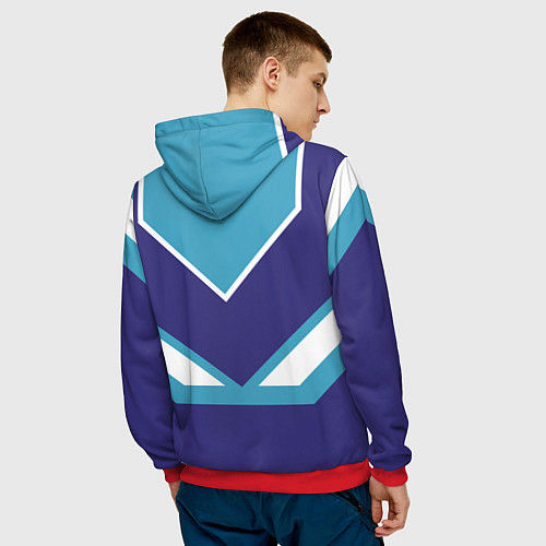 Мужская толстовка Димка сладкий / 3D-Красный – фото 4