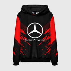 Толстовка-худи мужская Mercedes-Benz: Red Anger, цвет: 3D-черный