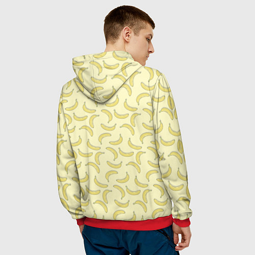 Мужская толстовка Ahegao Pepe / 3D-Красный – фото 4