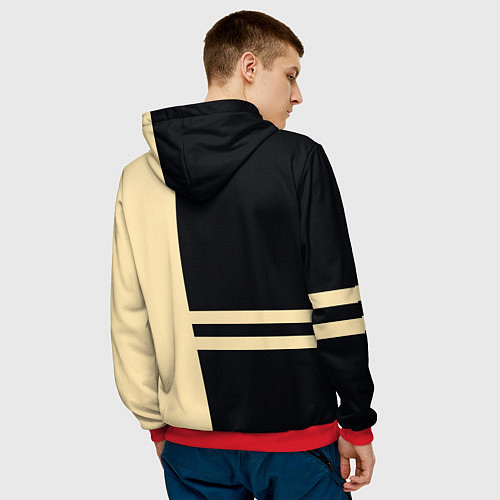 Мужская толстовка Lamborghini Sport / 3D-Красный – фото 4