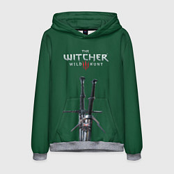 Толстовка-худи мужская The Witcher: Wild Hunt, цвет: 3D-меланж