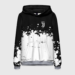 Толстовка-худи мужская FC Juventus Sport, цвет: 3D-меланж