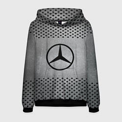 Толстовка-худи мужская Mercedes-Benz: Hardened Steel, цвет: 3D-черный