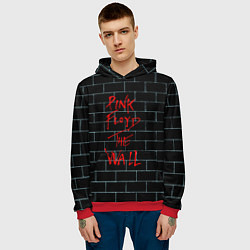 Толстовка-худи мужская Pink Floyd: The Wall, цвет: 3D-красный — фото 2