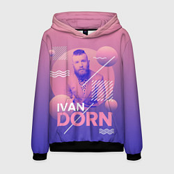 Толстовка-худи мужская Pinky Dorn, цвет: 3D-черный