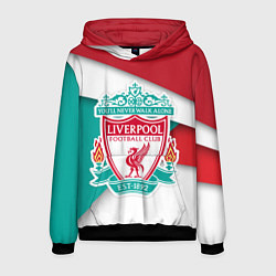 Толстовка-худи мужская FC Liverpool, цвет: 3D-черный