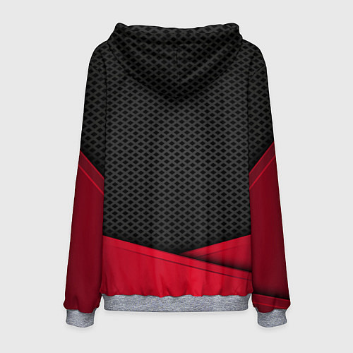 Мужская толстовка Mercedes Benz: Grey Carbon / 3D-Меланж – фото 2