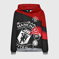 Толстовка-худи мужская FC Man United: Exclusive, цвет: 3D-меланж