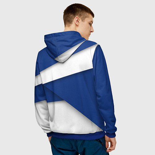 Мужская толстовка Toronto Maple Leafs / 3D-Синий – фото 4