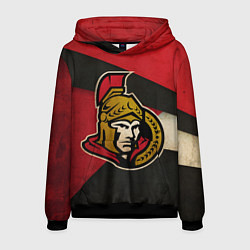 Толстовка-худи мужская HC Ottawa Senators: Old Style, цвет: 3D-черный