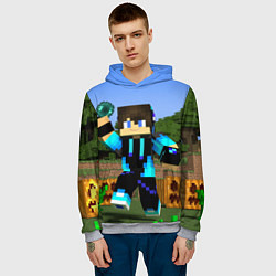 Толстовка-худи мужская Бросок Жемчуга Края, цвет: 3D-меланж — фото 2