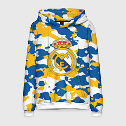 Толстовка-худи мужская Real Madrid: Camo, цвет: 3D-белый