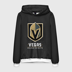 Толстовка-худи мужская Vegas: Golden Knights, цвет: 3D-белый